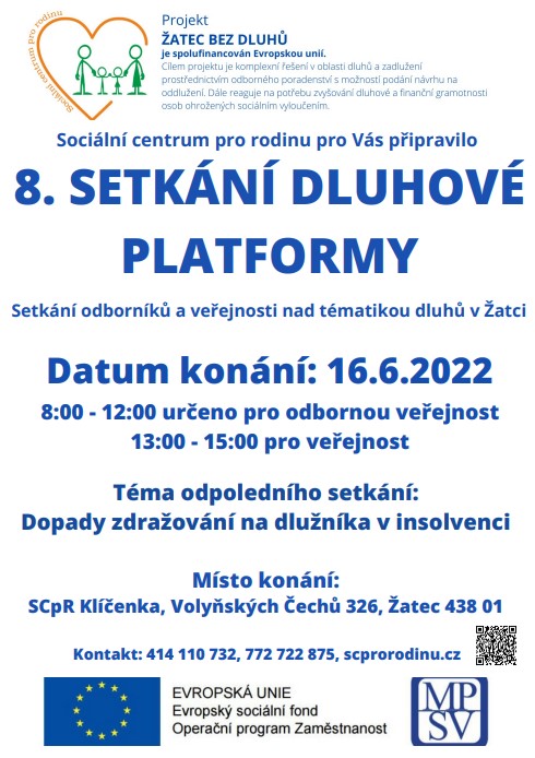 8. setkání dluhové platformy Žatec